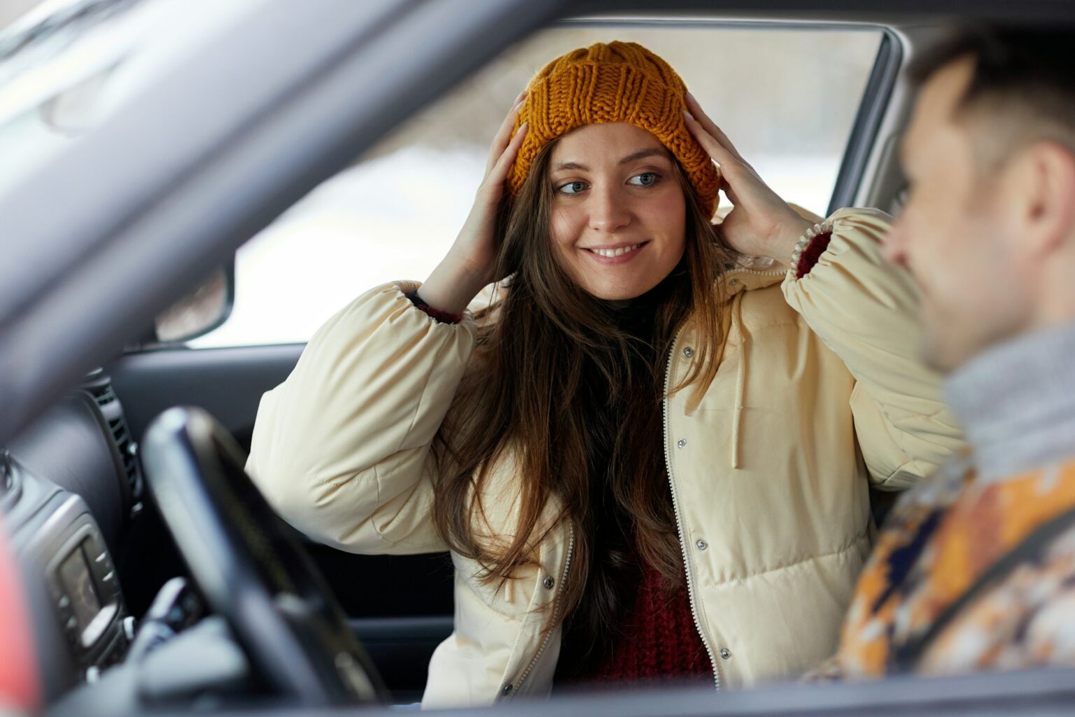 Young Couple in Car