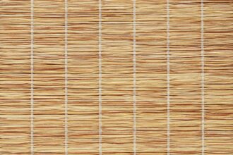 Straw cloth texture of eco placemat or table cloth of renewable organic materials